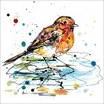 dubbele wenskaart met envelop
15 x 15 cm
kringlooppapier